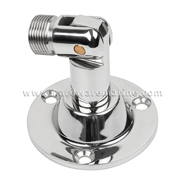 316 Base de antena de botes ajustable de acero inoxidable