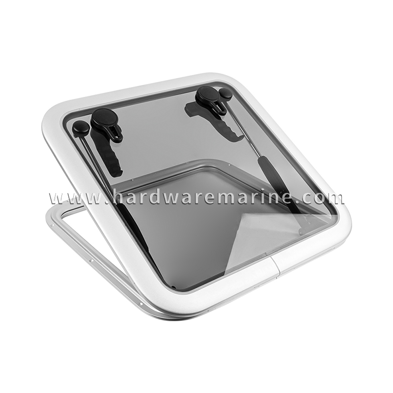 Ventana de ojos de buey cuadrada de aluminio para barcos