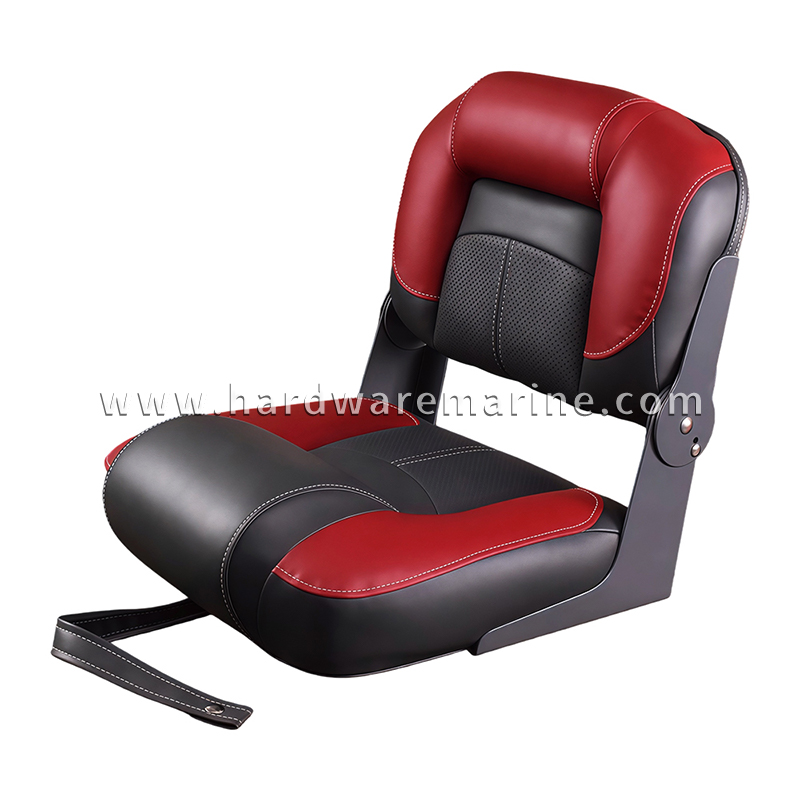 Asiento para barco marino plegable de alta resistencia y lujo con correa de amarre