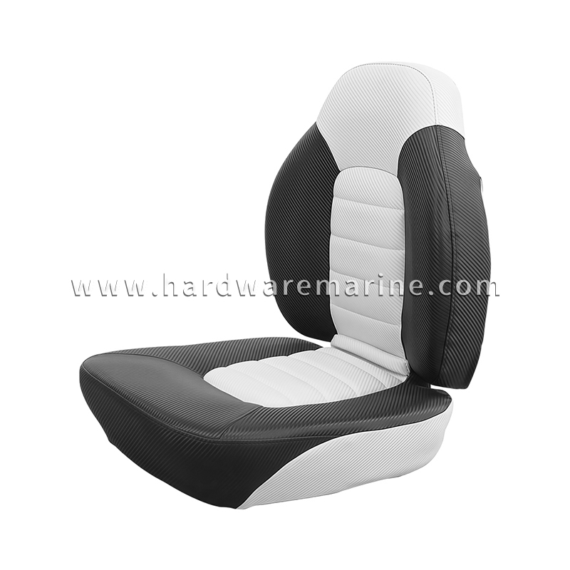 Asiento deportivo para barco marino plegable con patrón de fibra de carbono