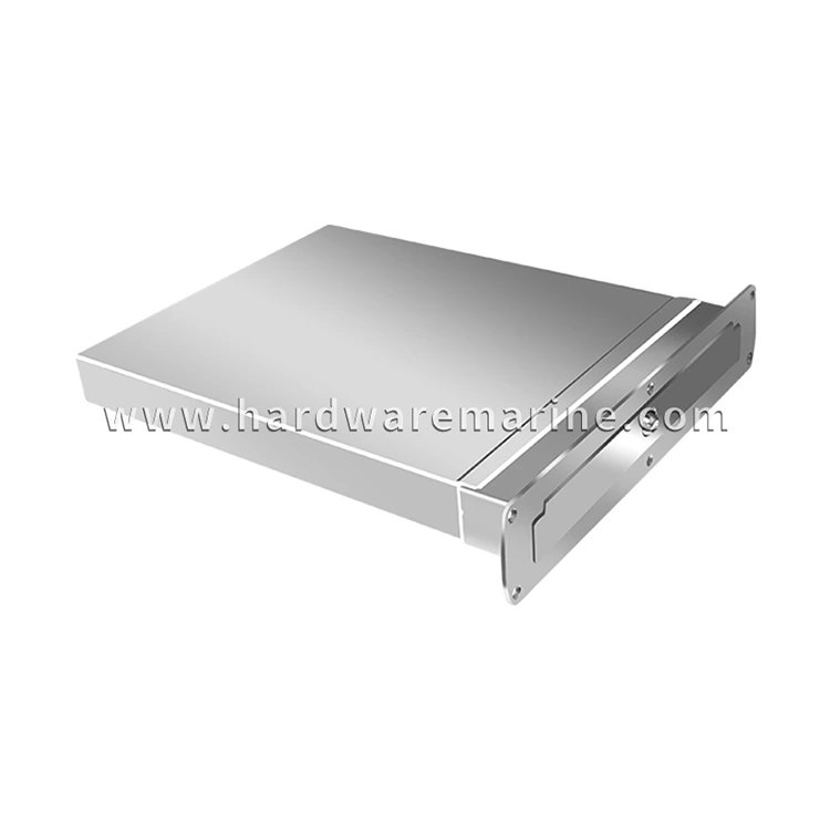 Caja marina de acero inoxidable escalera de bote telescópica
